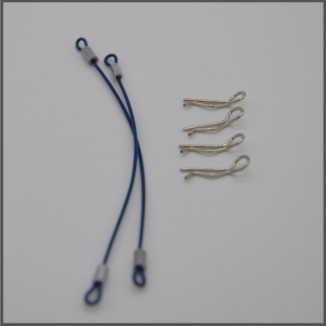 Body clips w/blue cord (BLI006BU)