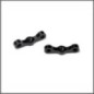 Rear upper arm mount set (7075/black) (HB114505)