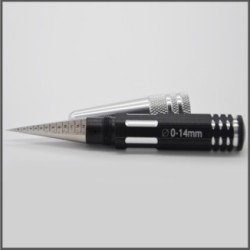 Body reamer 0-14mm black/silver (BLI142BS)