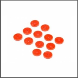 Shock piston set v2 (16mm/orange/6 pairs) (HB114744)