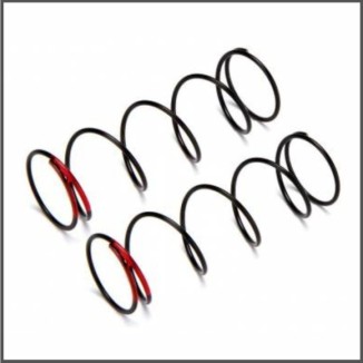Shock springs (red/68mm/86.1gf/2pcs) (HB109811)