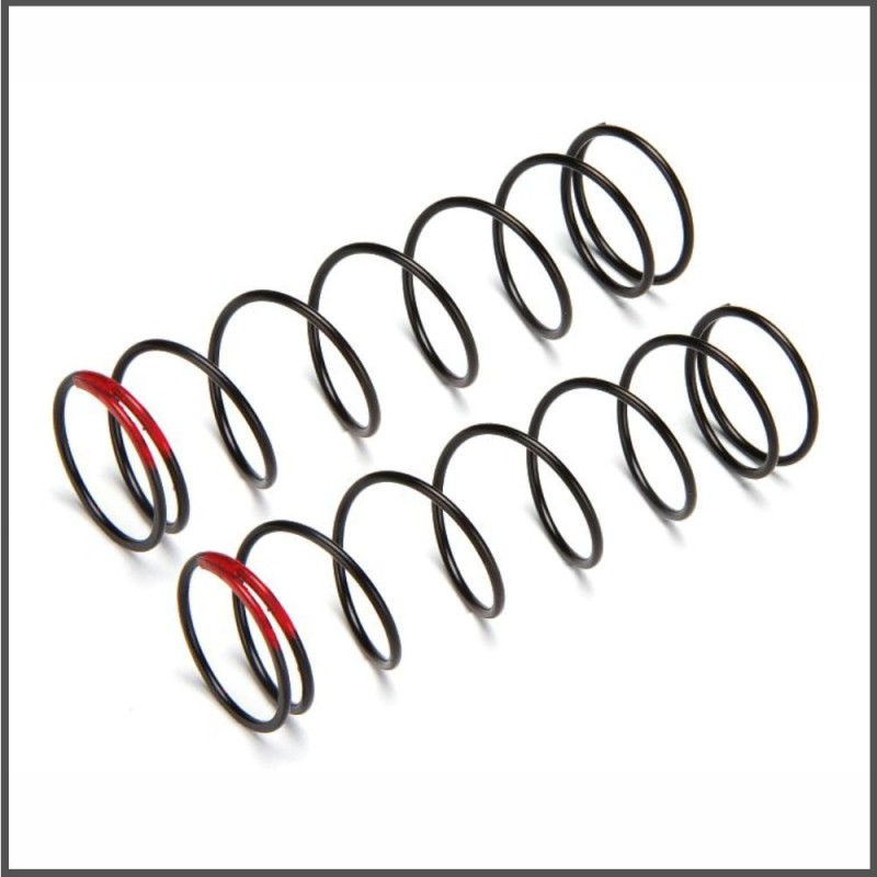 Shock springs (red/83mm/75.8gf/2pcs) (HB109817)
